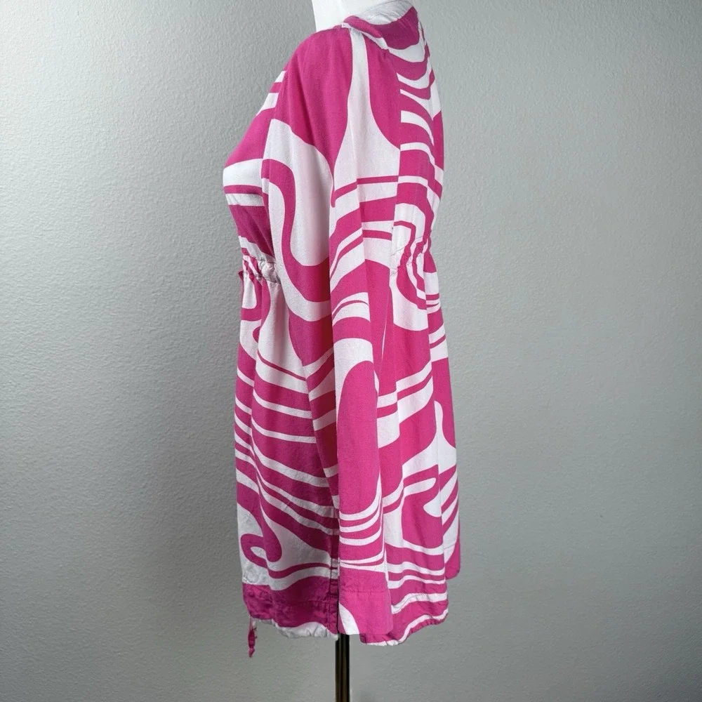 Escapada Beach Womens Abstract Swim Cover Over Size‎ M Resort Vacation Summer
